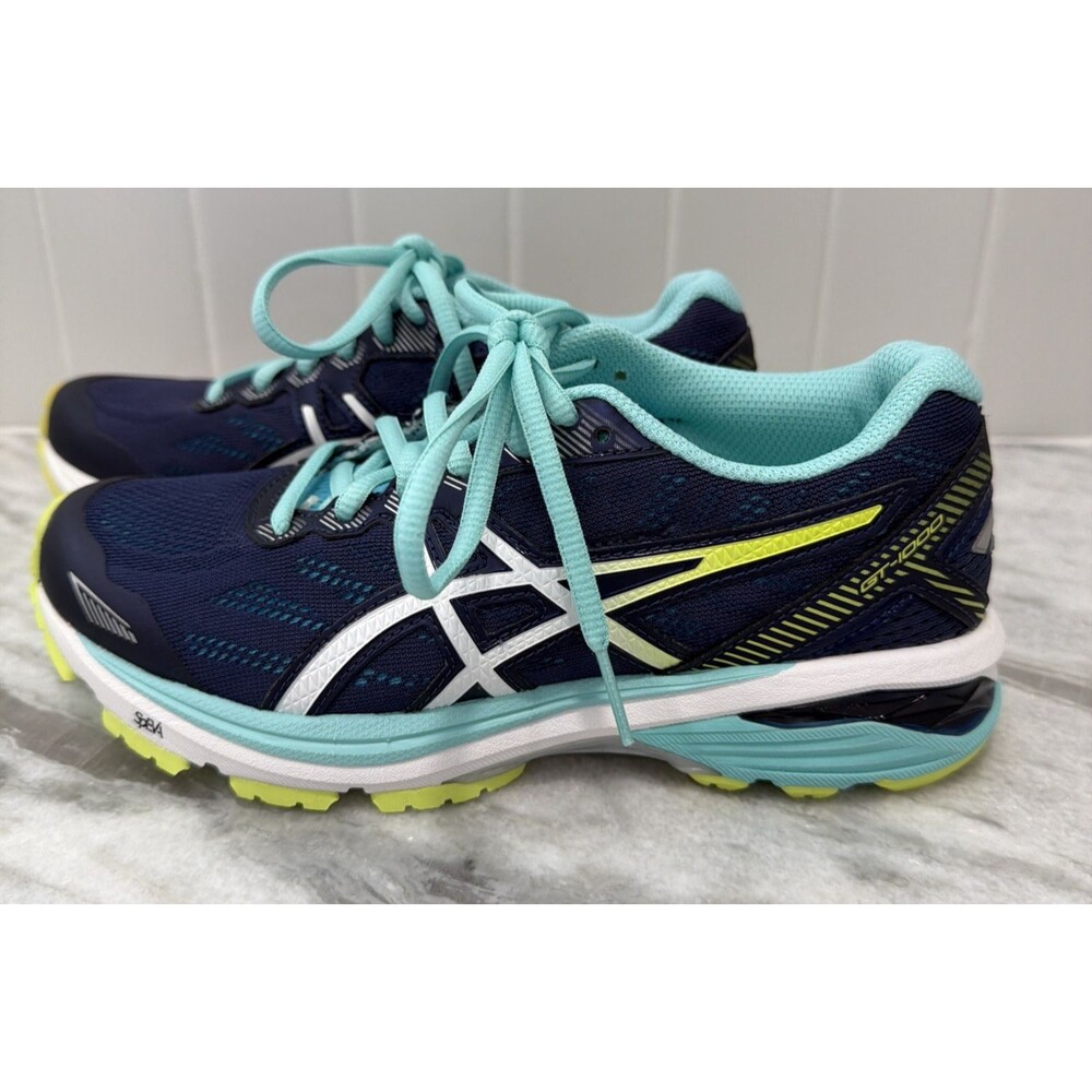 ASICS GT-1000 Running Shoes Low Top Light Trainers Sneakers Women's Sz US 5 Blue